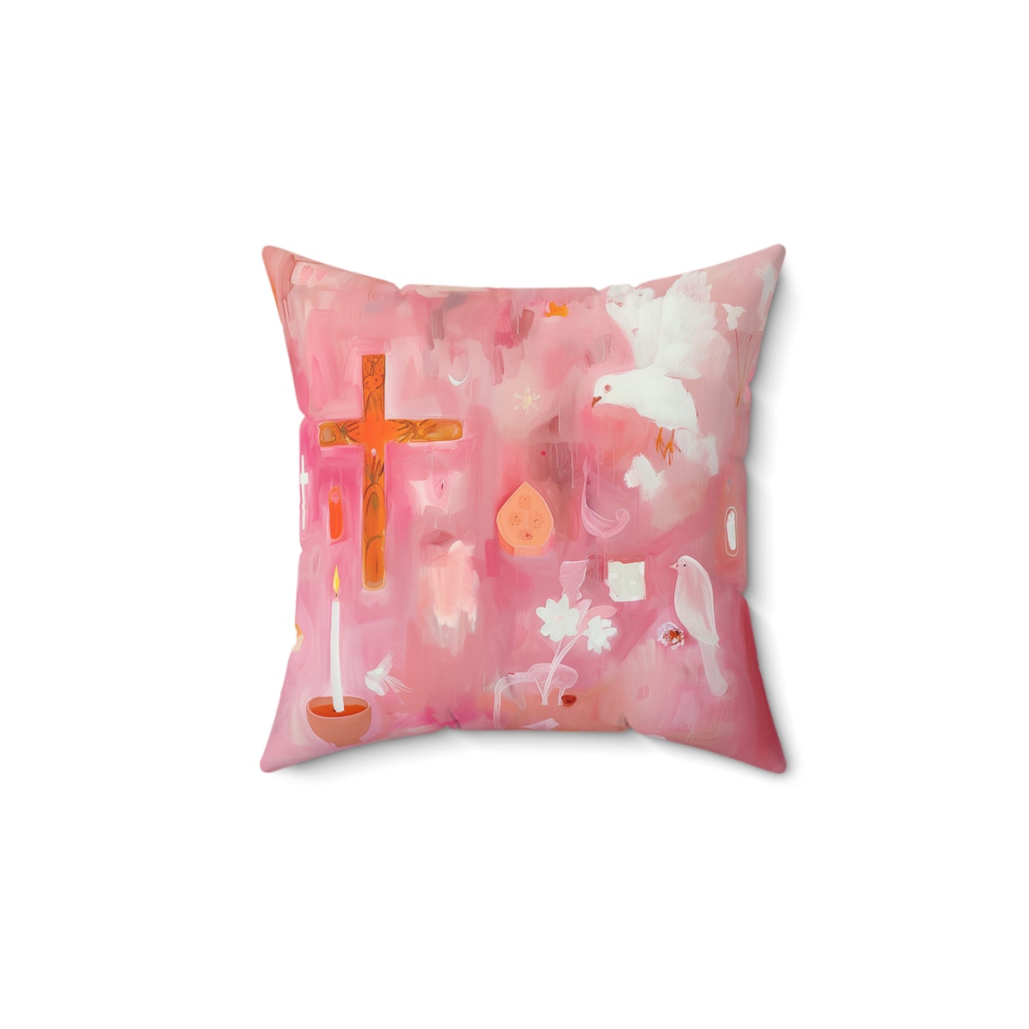 HOLY TEMPLE  Square Pillow